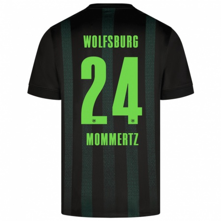 Kandiny Kinder Benjamin Mommertz #24 Dunkelgrün Auswärtstrikot Trikot 2024/25 T-Shirt