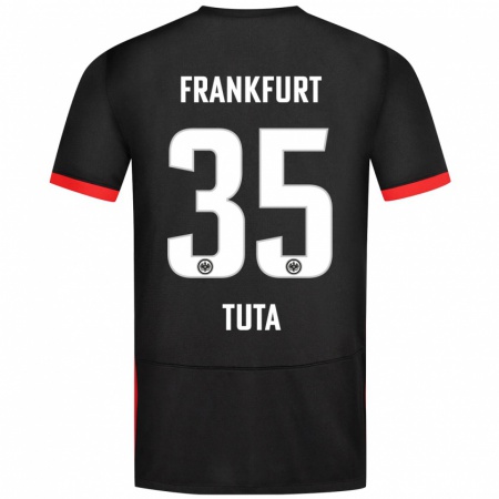 Kandiny Kinder Tuta #35 Schwarz Auswärtstrikot Trikot 2024/25 T-Shirt