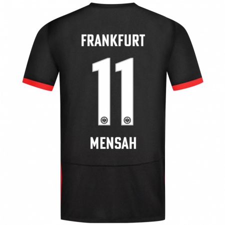 Kandiny Kinder Keziah Oteng-Mensah #11 Schwarz Auswärtstrikot Trikot 2024/25 T-Shirt