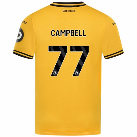 Kandiny Herren Chem Campbell #77 Gelb Heimtrikot Trikot 2024/25 T-Shirt