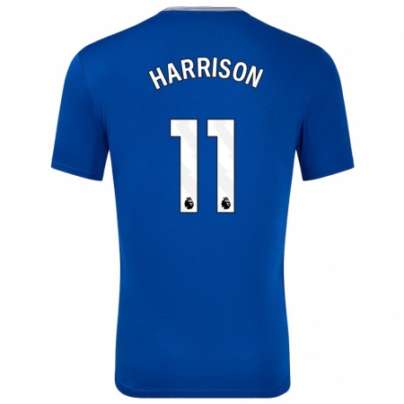 Kandiny Herren Jack Harrison #11 Blau Mit Heimtrikot Trikot 2024/25 T-Shirt