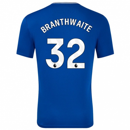 Kandiny Herren Jarrad Branthwaite #32 Blau Mit Heimtrikot Trikot 2024/25 T-Shirt