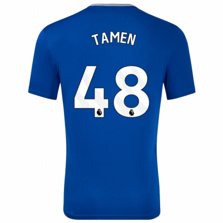 Kandiny Herren William Tamen #48 Blau Mit Heimtrikot Trikot 2024/25 T-Shirt