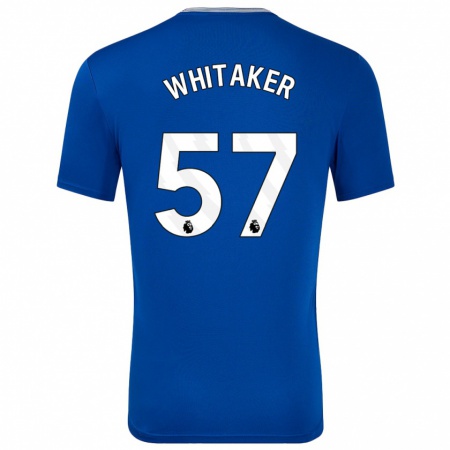 Kandiny Herren Charlie Whitaker #57 Blau Mit Heimtrikot Trikot 2024/25 T-Shirt