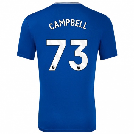 Kandiny Herren Elijah Campbell #73 Blau Mit Heimtrikot Trikot 2024/25 T-Shirt