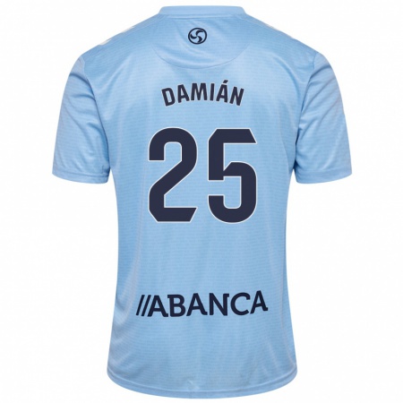 Kandiny Herren Damián Rodríguez #25 Himmelblau Heimtrikot Trikot 2024/25 T-Shirt