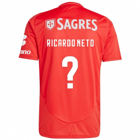 Kandiny Herren Ricardo Neto #0 Rot Weiß Heimtrikot Trikot 2024/25 T-Shirt