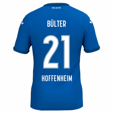 Kandiny Herren Marius Bülter #21 Königsblau Heimtrikot Trikot 2024/25 T-Shirt