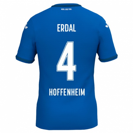 Kandiny Herren İzzet Erdal #4 Königsblau Heimtrikot Trikot 2024/25 T-Shirt