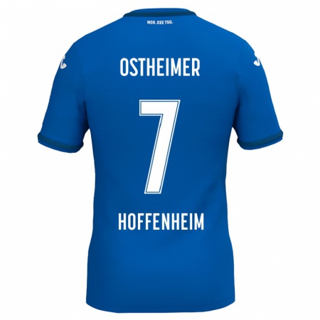 Kandiny Herren Nevio Ostheimer #7 Königsblau Heimtrikot Trikot 2024/25 T-Shirt