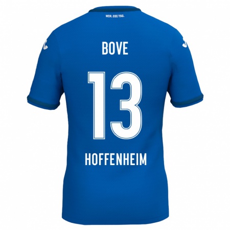 Kandiny Herren Nevio Bove #13 Königsblau Heimtrikot Trikot 2024/25 T-Shirt