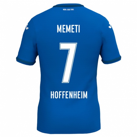 Kandiny Herren Erëleta Memeti #7 Königsblau Heimtrikot Trikot 2024/25 T-Shirt