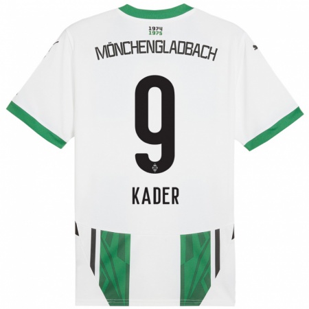 Kandiny Herren Cagatay Kader #9 Weiß Grün Heimtrikot Trikot 2024/25 T-Shirt