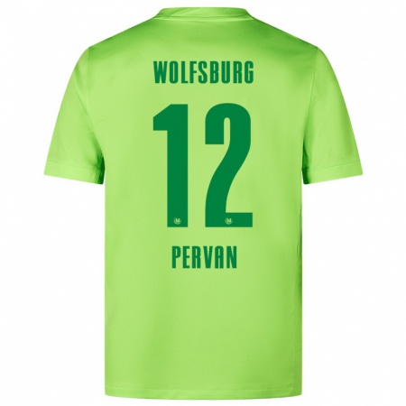 Kandiny Herren Pavao Pervan #12 Fluoreszierendes Grün Heimtrikot Trikot 2024/25 T-Shirt