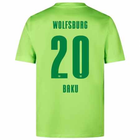 Kandiny Herren Ridle Baku #20 Fluoreszierendes Grün Heimtrikot Trikot 2024/25 T-Shirt