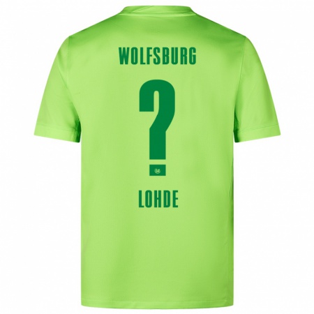 Kandiny Herren Sven Lohde #0 Fluoreszierendes Grün Heimtrikot Trikot 2024/25 T-Shirt