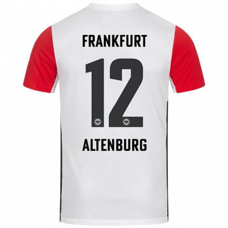 Kandiny Herren Lina Altenburg #12 Weiß Rot Heimtrikot Trikot 2024/25 T-Shirt