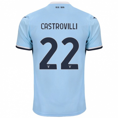 Kandiny Herren Gaetano Castrovilli #22 Blau Heimtrikot Trikot 2024/25 T-Shirt