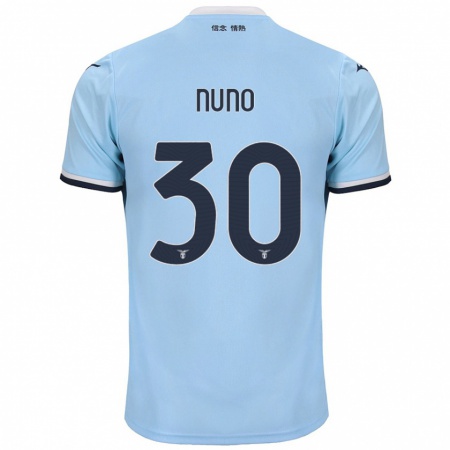 Kandiny Herren Nuno Tavares #30 Blau Heimtrikot Trikot 2024/25 T-Shirt