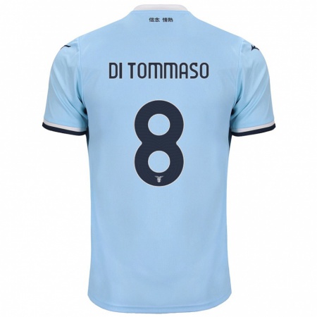 Kandiny Herren Leonardo Di Tommaso #8 Blau Heimtrikot Trikot 2024/25 T-Shirt