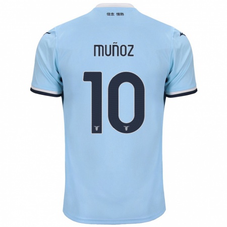 Kandiny Herren Cristo Muñoz #10 Blau Heimtrikot Trikot 2024/25 T-Shirt