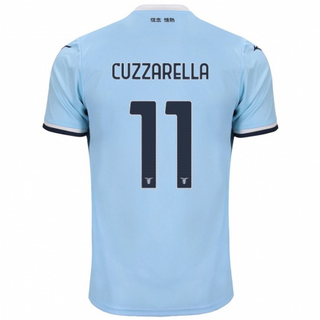 Kandiny Herren Cristian Cuzzarella #11 Blau Heimtrikot Trikot 2024/25 T-Shirt