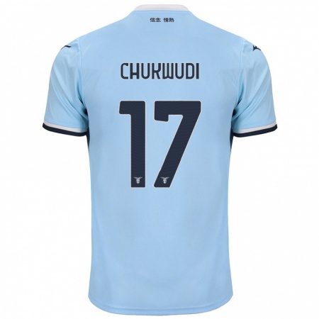 Kandiny Herren Ogonna Chukwudi #17 Blau Heimtrikot Trikot 2024/25 T-Shirt