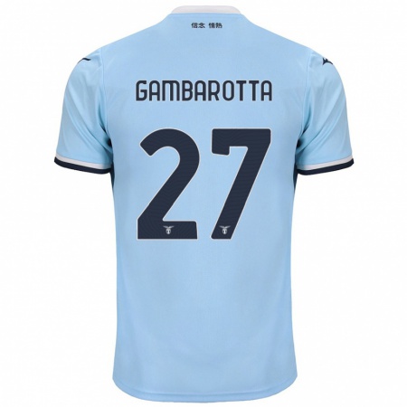 Kandiny Herren Margot Gambarotta #27 Blau Heimtrikot Trikot 2024/25 T-Shirt