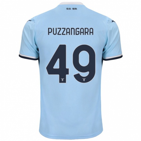 Kandiny Herren Angelo Antonio Puzzangara #49 Blau Heimtrikot Trikot 2024/25 T-Shirt