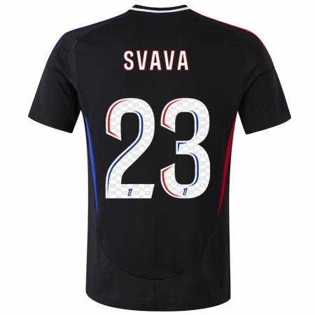 Kandiny Herren Sofie Svava #23 Schwarz Auswärtstrikot Trikot 2024/25 T-Shirt