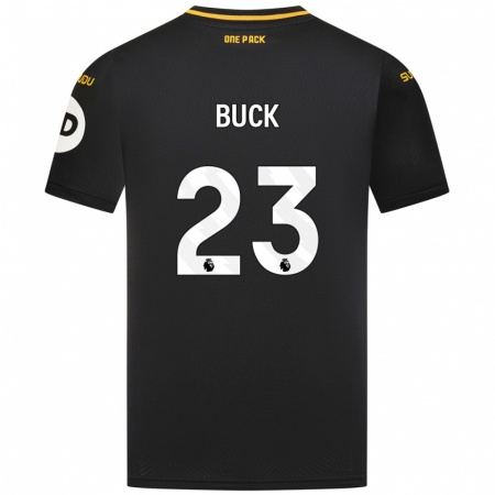 Kandiny Herren Alex Buck #23 Schwarz Auswärtstrikot Trikot 2024/25 T-Shirt