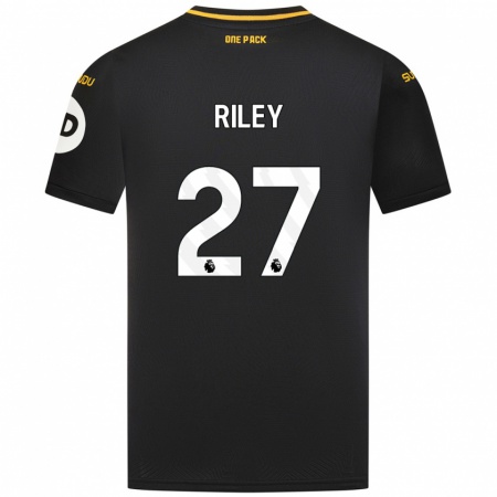 Kandiny Herren Lauren Riley #27 Schwarz Auswärtstrikot Trikot 2024/25 T-Shirt