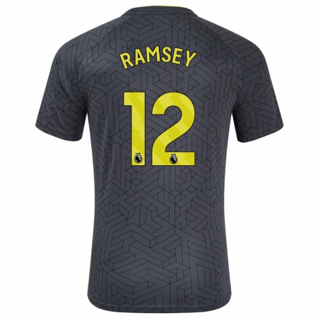 Kandiny Herren Emily Ramsey #12 Schwarz Gelb Auswärtstrikot Trikot 2024/25 T-Shirt