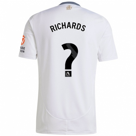 Kandiny Herren Rico Richards #0 Weiß Auswärtstrikot Trikot 2024/25 T-Shirt