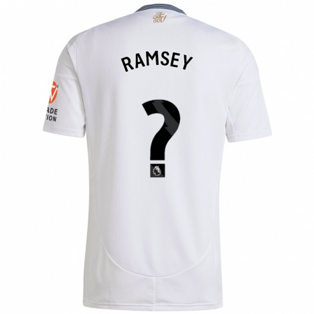 Kandiny Herren Cole Ramsey #0 Weiß Auswärtstrikot Trikot 2024/25 T-Shirt