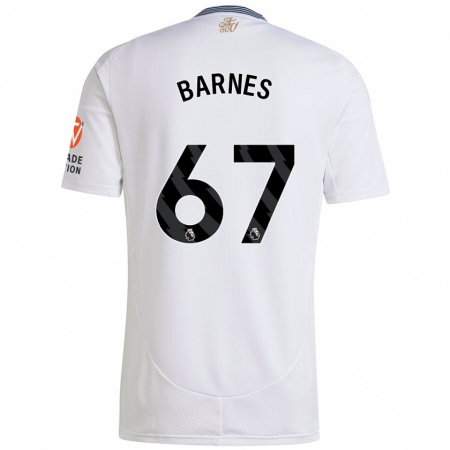 Kandiny Herren Mikell Barnes #67 Weiß Auswärtstrikot Trikot 2024/25 T-Shirt