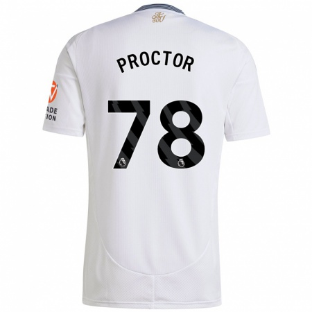 Kandiny Herren Sam Proctor #78 Weiß Auswärtstrikot Trikot 2024/25 T-Shirt