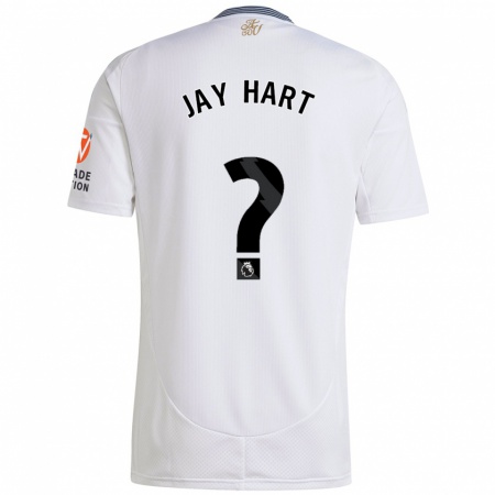 Kandiny Herren Taylor Jay Hart #0 Weiß Auswärtstrikot Trikot 2024/25 T-Shirt