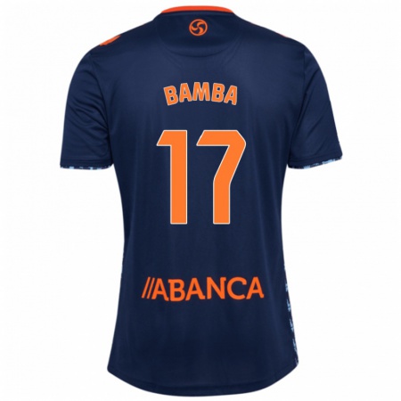 Kandiny Herren Jonathan Bamba #17 Marineblau Auswärtstrikot Trikot 2024/25 T-Shirt