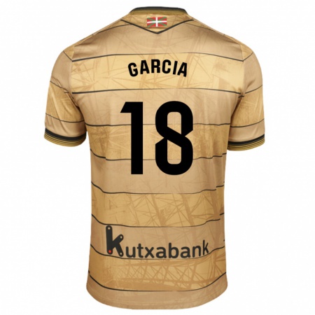 Kandiny Herren Eder García #18 Braun Auswärtstrikot Trikot 2024/25 T-Shirt