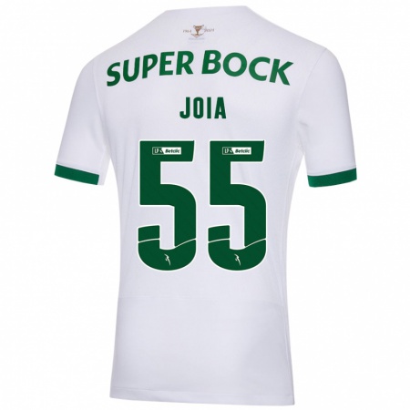 Kandiny Herren Carolina Joia #55 Weiß Grün Auswärtstrikot Trikot 2024/25 T-Shirt