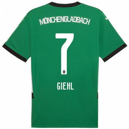 Kandiny Herren Madita Giehl #7 Grün Weiß Auswärtstrikot Trikot 2024/25 T-Shirt