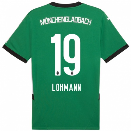 Kandiny Herren Mona Lohmann #19 Grün Weiß Auswärtstrikot Trikot 2024/25 T-Shirt