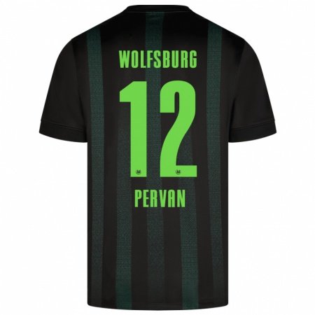 Kandiny Herren Pavao Pervan #12 Dunkelgrün Auswärtstrikot Trikot 2024/25 T-Shirt