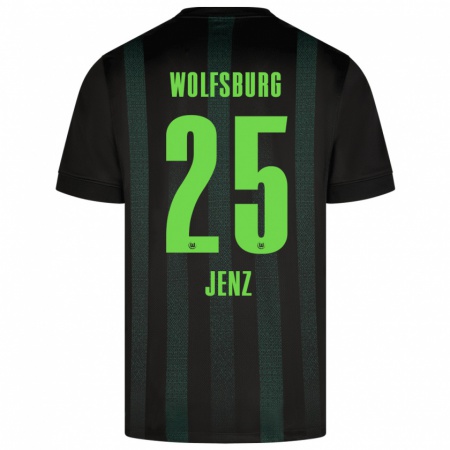 Kandiny Herren Moritz Jenz #25 Dunkelgrün Auswärtstrikot Trikot 2024/25 T-Shirt