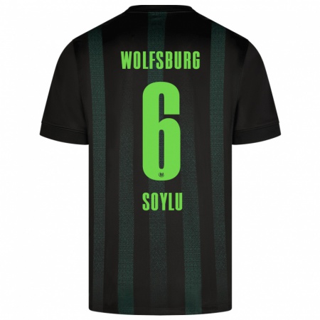 Kandiny Herren Darwin Soylu #6 Dunkelgrün Auswärtstrikot Trikot 2024/25 T-Shirt