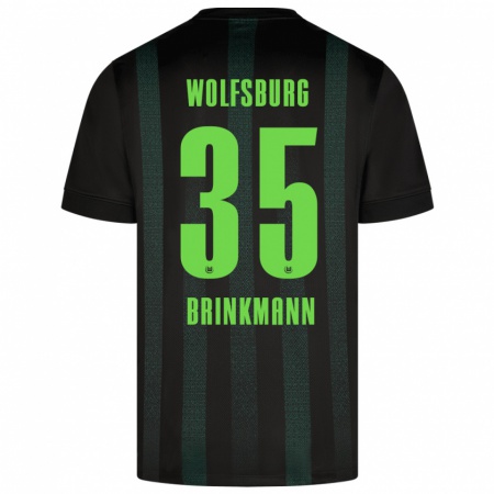 Kandiny Herren Karla Brinkmann #35 Dunkelgrün Auswärtstrikot Trikot 2024/25 T-Shirt