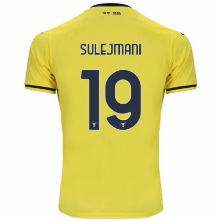 Kandiny Herren Flavio Sulejmani #19 Gelb Auswärtstrikot Trikot 2024/25 T-Shirt