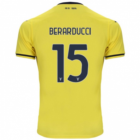 Kandiny Herren Martina Berarducci #15 Gelb Auswärtstrikot Trikot 2024/25 T-Shirt