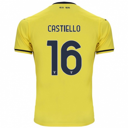 Kandiny Herren Antonietta Castiello #16 Gelb Auswärtstrikot Trikot 2024/25 T-Shirt